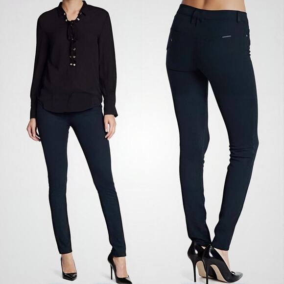 HUDSON Krista Super Skinny Jeans Black Sz 26 Like New - Picture 1 of 12